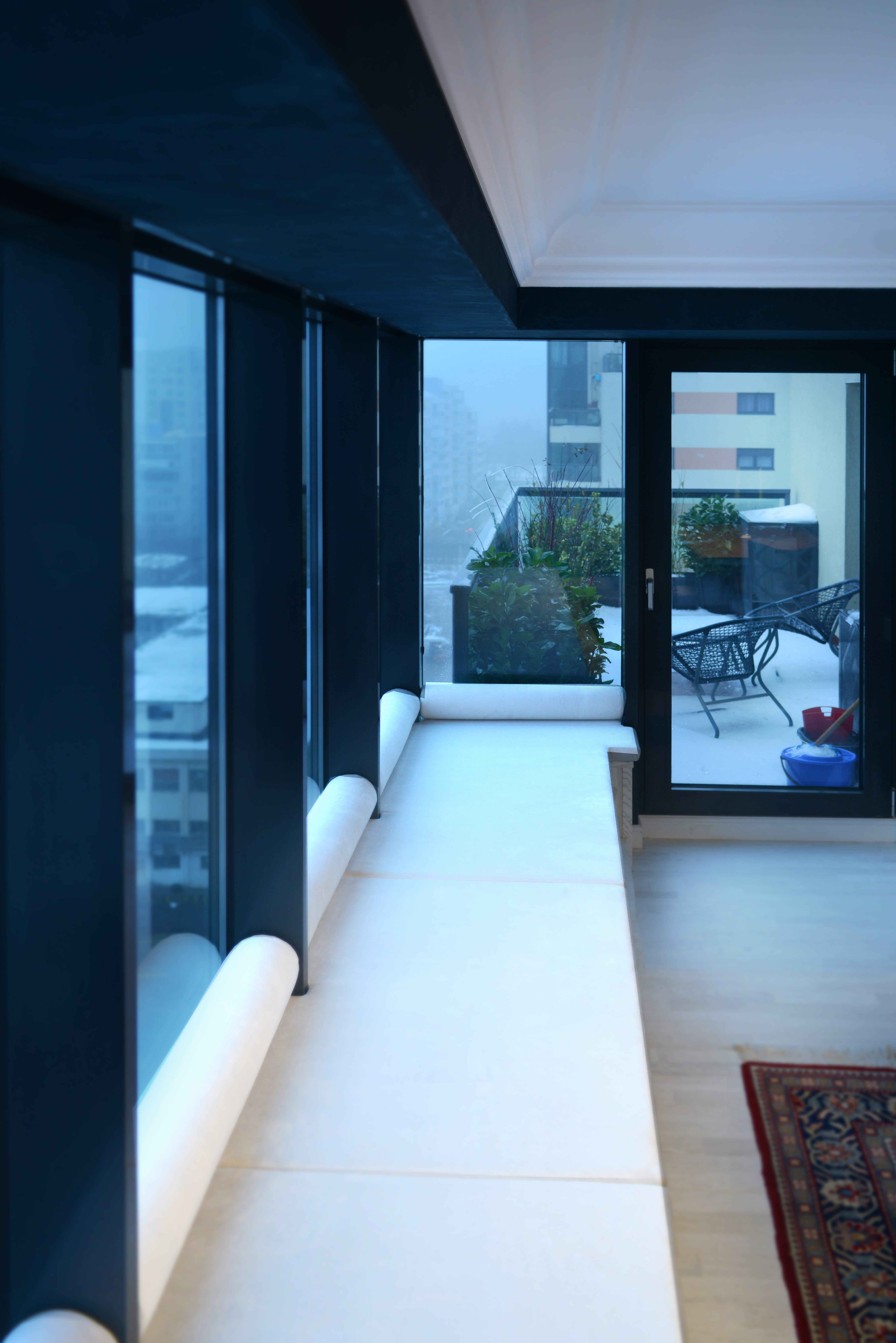 Bucharest Apartment — Urban edge, interior calm