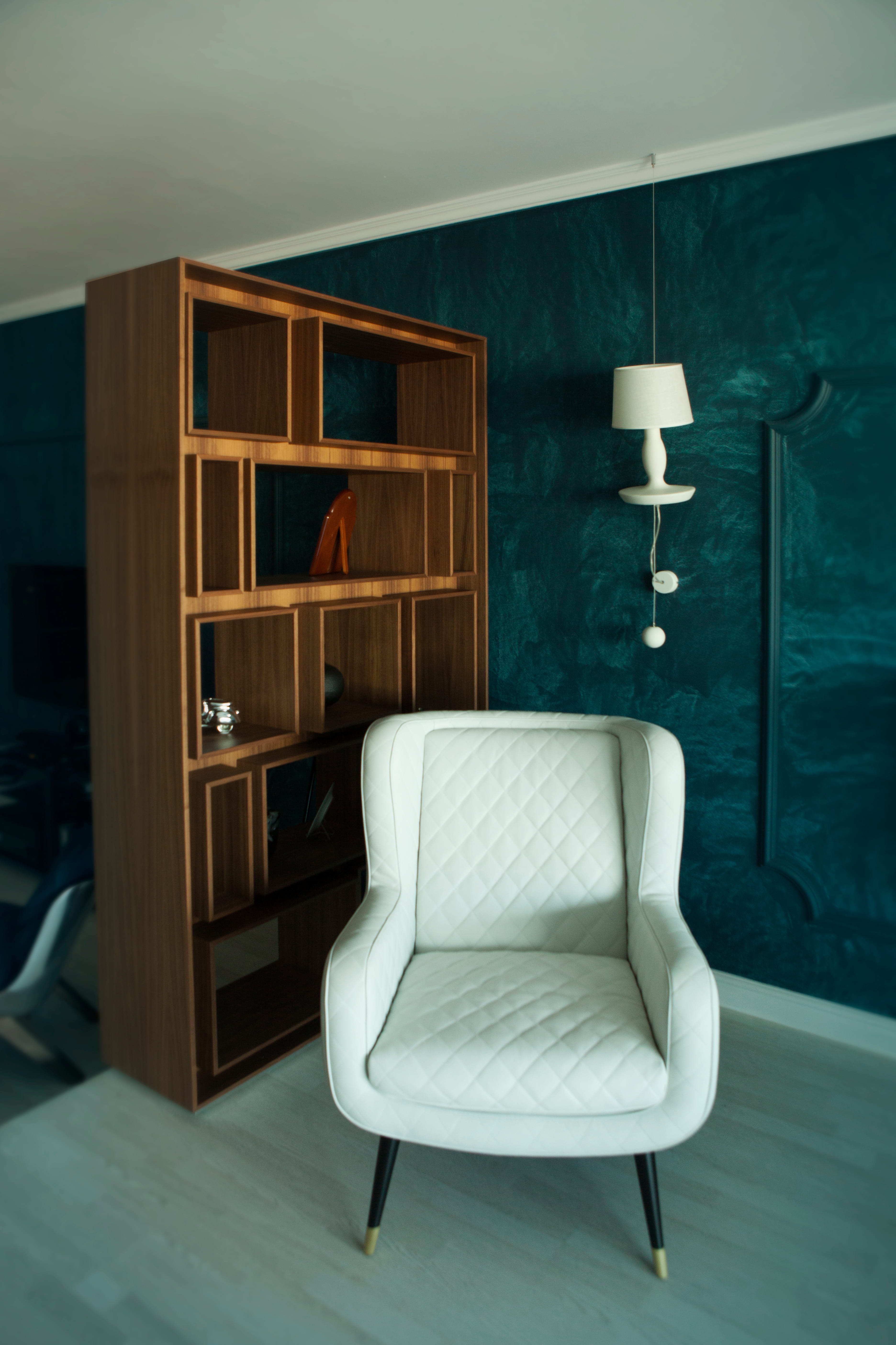 Bucharest Apartment — Library and Baxter presence
