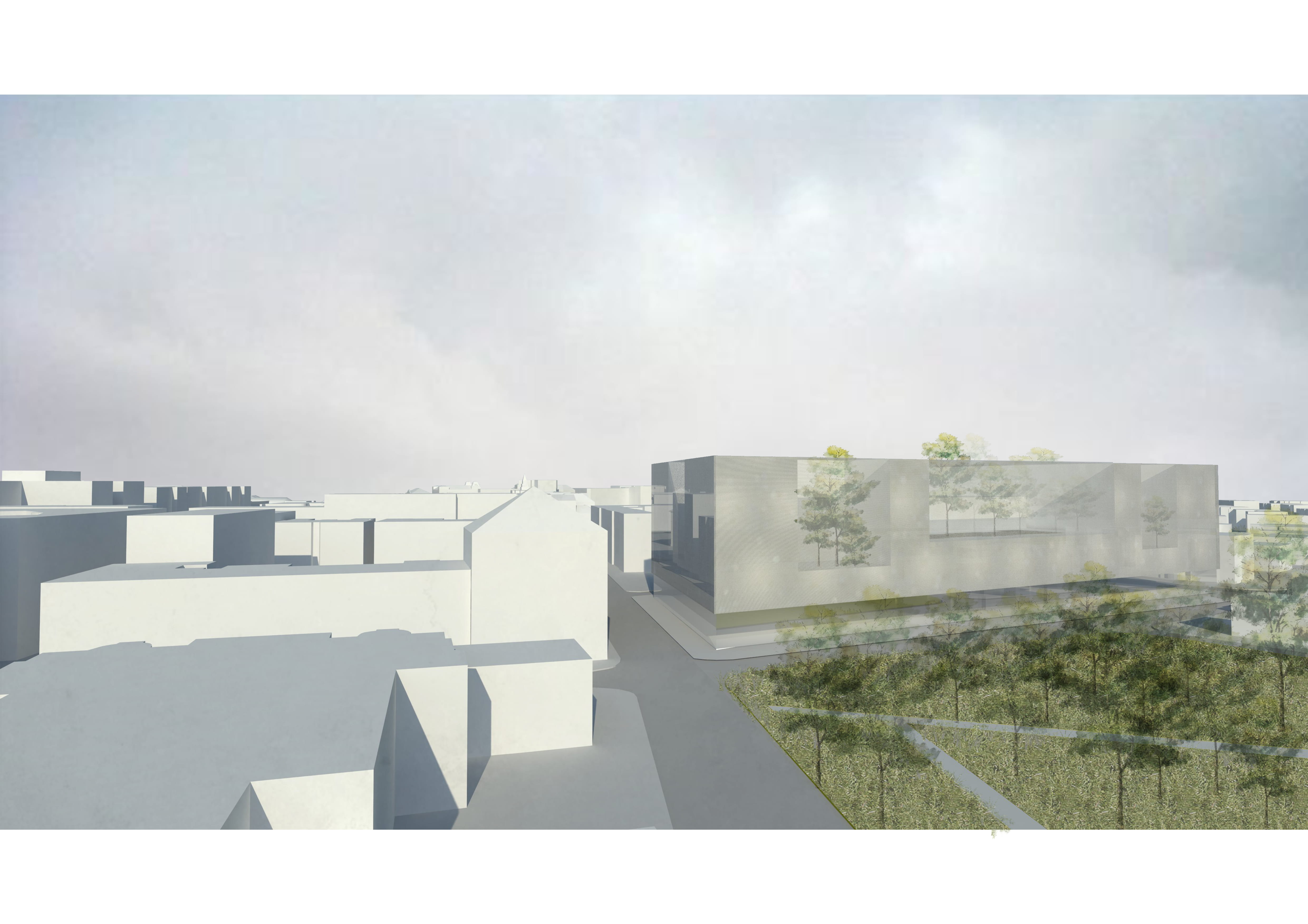 Timișoara Solution 01 — Urban context view